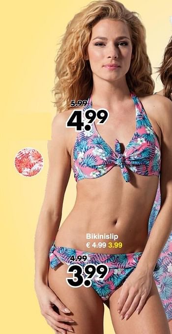 Aanbiedingen Bikinislip - Huismerk - Wibra - Geldig van 24/04/2017 tot 13/05/2017 bij Wibra
