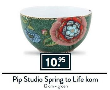 Aanbiedingen Pip studio spring to life kom - Pip Studio - Geldig van 27/03/2017 tot 17/04/2017 bij Cook & Co