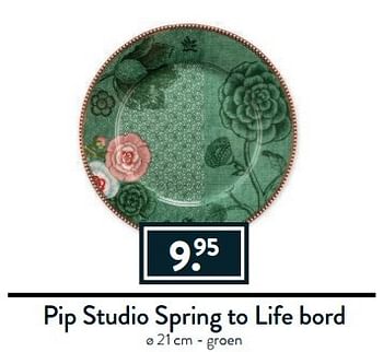 Aanbiedingen Pip studio spring to life bord - Pip Studio - Geldig van 27/03/2017 tot 17/04/2017 bij Cook & Co