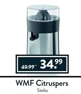 Aanbiedingen Wmf citruspers stelio - Geldig van 27/03/2017 tot 17/04/2017 bij Cook & Co