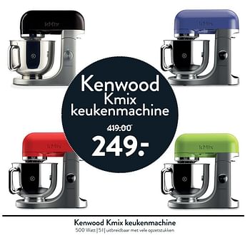 Aanbiedingen Kenwood kmix keukenmachine - Geldig van 27/03/2017 tot 17/04/2017 bij Cook & Co