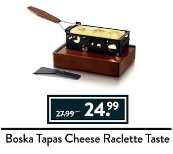 Aanbiedingen Boska tapas cheese raclette taste - Boska - Geldig van 27/03/2017 tot 17/04/2017 bij Cook & Co