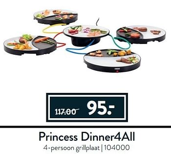 Aanbiedingen Princess dinner4all - Geldig van 27/03/2017 tot 17/04/2017 bij Cook & Co