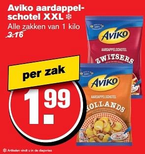 Aanbiedingen Aviko aardappelschotel xxl - Aviko - Geldig van 29/03/2017 tot 04/04/2017 bij Hoogvliet