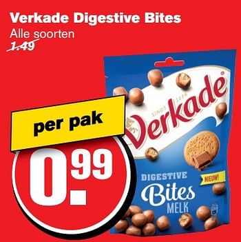 Aanbiedingen Verkade digestive bites - Verkade - Geldig van 29/03/2017 tot 04/04/2017 bij Hoogvliet