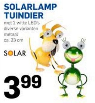 Aanbiedingen Solarlamp tuindier - Huismerk - Action - Geldig van 29/03/2017 tot 04/04/2017 bij Action