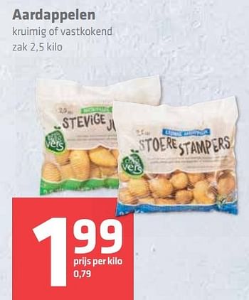 Aanbiedingen Aardappelen kruimig of vastkokend - Huismerk - Spar  - Geldig van 30/03/2017 tot 05/04/2017 bij Spar
