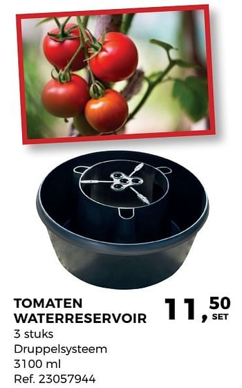 Aanbiedingen Tomaten waterreservoir - Huismerk - Supra Bazar - Geldig van 04/04/2017 tot 02/05/2017 bij Supra Bazar