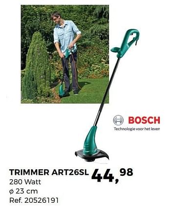 Aanbiedingen Bosch trimmer art26sl - Bosch - Geldig van 04/04/2017 tot 02/05/2017 bij Supra Bazar