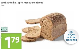 Aanbiedingen Ambachtelijk topfit meergranenbrood - Huismerk - Attent - Geldig van 30/03/2017 tot 05/04/2017 bij Attent