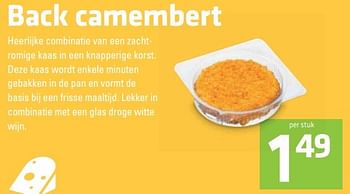 Aanbiedingen Back camembert - Huismerk - Attent - Geldig van 30/03/2017 tot 05/04/2017 bij Attent