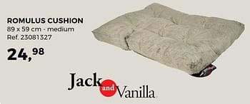 Aanbiedingen Romulus cushion - Jack and Vanilla - Geldig van 04/04/2017 tot 02/05/2017 bij Supra Bazar