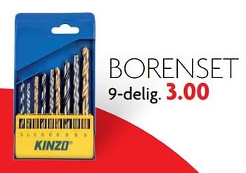 Aanbiedingen Borenset - Kinzo - Geldig van 02/04/2017 tot 08/04/2017 bij Deka Markt