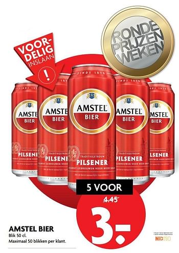 Aanbiedingen Amstel bier - Amstel - Geldig van 02/04/2017 tot 08/04/2017 bij Deka Markt