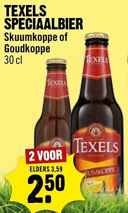 Aanbiedingen Texels speciaalbier - Texels - Geldig van 02/04/2017 tot 08/04/2017 bij Dirk III