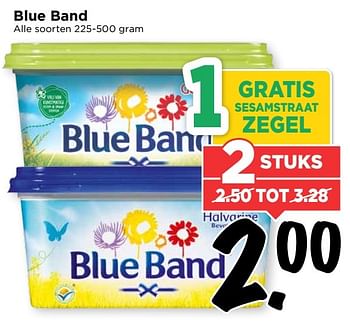 Aanbiedingen Blue band - Blue Band - Geldig van 02/04/2017 tot 08/04/2017 bij Vomar