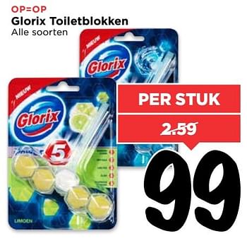 Aanbiedingen Glorix toiletblokken - Glorix - Geldig van 02/04/2017 tot 08/04/2017 bij Vomar