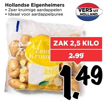 Aanbiedingen Hollandse eigenheimers - Huismerk Vomar - Geldig van 02/04/2017 tot 08/04/2017 bij Vomar