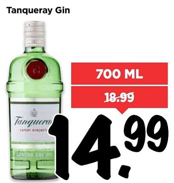 Aanbiedingen Tanqueray gin - Tanqueray - Geldig van 02/04/2017 tot 08/04/2017 bij Vomar