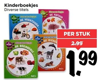 Aanbiedingen Kinderboekjes - Huismerk Vomar - Geldig van 02/04/2017 tot 08/04/2017 bij Vomar