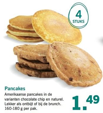 Aanbiedingen Pancakes - Huismerk - Lidl - Geldig van 03/04/2017 tot 08/04/2017 bij Lidl