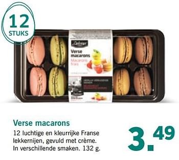 Aanbiedingen Verse macarons - Delicieux - Geldig van 03/04/2017 tot 08/04/2017 bij Lidl