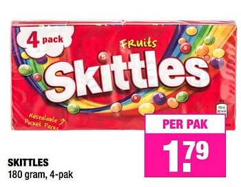 Aanbiedingen Skittles - Skittles - Geldig van 03/04/2017 tot 09/04/2017 bij Big Bazar