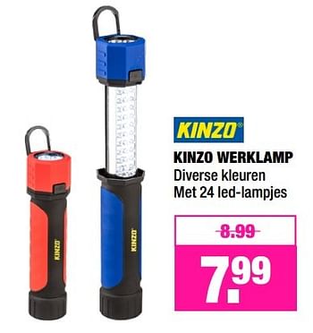 Aanbiedingen Kinzo werklamp - Kinzo - Geldig van 03/04/2017 tot 09/04/2017 bij Big Bazar