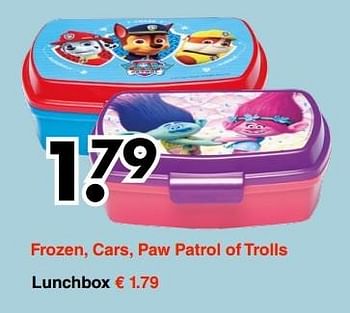 Aanbiedingen Lunchbox - Huismerk - Wibra - Geldig van 10/04/2017 tot 22/04/2017 bij Wibra