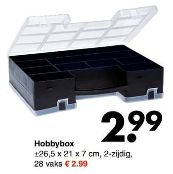 Aanbiedingen Hobbybox - Huismerk - Wibra - Geldig van 10/04/2017 tot 22/04/2017 bij Wibra