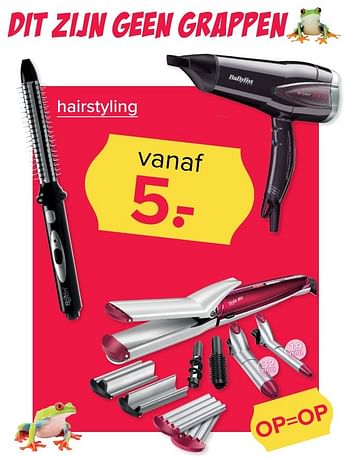 Aanbiedingen Hairstyling - Huismerk - Kijkshop - Geldig van 03/04/2017 tot 09/04/2017 bij Kijkshop