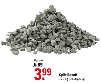 Aanbiedingen Split basalt - Huismerk Karwei - Geldig van 03/04/2017 tot 09/04/2017 bij Karwei