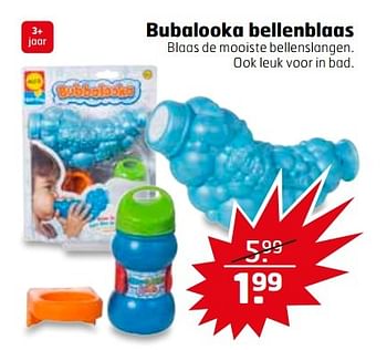 Aanbiedingen Bubalooka bellenblaas - Huismerk - Trekpleister - Geldig van 04/04/2017 tot 09/04/2017 bij Trekpleister