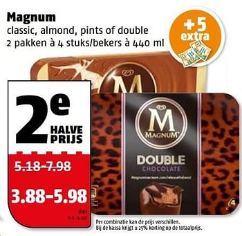 Aanbiedingen Magnum - Magnum - Geldig van 04/04/2017 tot 09/04/2017 bij Poiesz