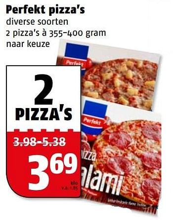 Aanbiedingen Perfekt pizza`s - Perfekt - Geldig van 04/04/2017 tot 09/04/2017 bij Poiesz