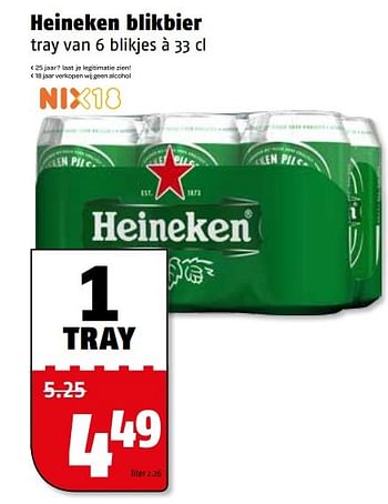 Aanbiedingen Heineken blikbier - Heineken - Geldig van 04/04/2017 tot 09/04/2017 bij Poiesz