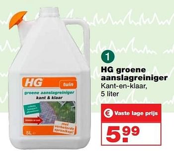Aanbiedingen Hg groene aanslagreiniger - HG - Geldig van 03/04/2017 tot 09/04/2017 bij Praxis