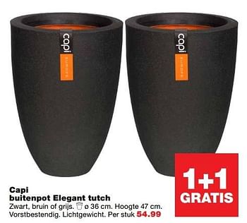 Aanbiedingen Capi buitenpot elegant tutch - Huismerk - Praxis - Geldig van 03/04/2017 tot 09/04/2017 bij Praxis