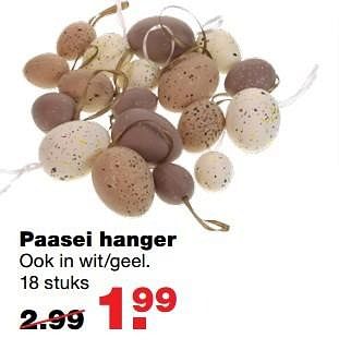 Aanbiedingen Paasei hanger - Huismerk - Praxis - Geldig van 03/04/2017 tot 09/04/2017 bij Praxis