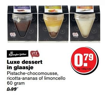 Aanbiedingen Luxe dessert in glaasje - Huismerk - Hoogvliet - Geldig van 05/04/2017 tot 11/04/2017 bij Hoogvliet