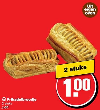 Aanbiedingen Frikadelbroodje - Huismerk - Hoogvliet - Geldig van 05/04/2017 tot 11/04/2017 bij Hoogvliet