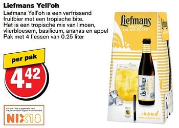 Aanbiedingen Liefmans yell`oh - Liefmans - Geldig van 05/04/2017 tot 11/04/2017 bij Hoogvliet