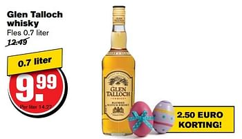 Aanbiedingen Glen talloch whisky - Glen Talloch - Geldig van 05/04/2017 tot 11/04/2017 bij Hoogvliet
