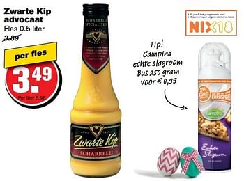 Aanbiedingen Zwarte kip advocaat - Zwarte Kip - Geldig van 05/04/2017 tot 11/04/2017 bij Hoogvliet