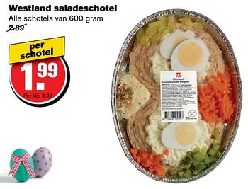 Aanbiedingen Westland saladeschotel - westland - Geldig van 05/04/2017 tot 11/04/2017 bij Hoogvliet