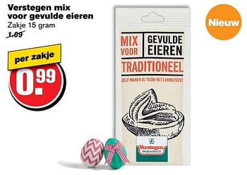 Aanbiedingen Verstegen mix voor gevulde eieren - Verstegen - Geldig van 05/04/2017 tot 11/04/2017 bij Hoogvliet