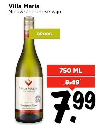Aanbiedingen Villa maria nieuw-zeelandse wijn - Witte wijnen - Geldig van 09/04/2017 tot 15/04/2017 bij Vomar