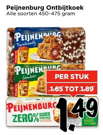 Aanbiedingen Peijnenburg ontbijtkoek - Peijnenburg - Geldig van 09/04/2017 tot 15/04/2017 bij Vomar