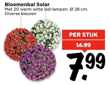 Aanbiedingen Bloemenbal solar - Huismerk Vomar - Geldig van 09/04/2017 tot 15/04/2017 bij Vomar