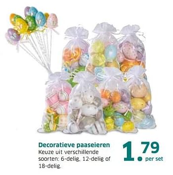 Aanbiedingen Decoratieve paaseieren - Huismerk - Lidl - Geldig van 04/04/2017 tot 15/04/2017 bij Lidl